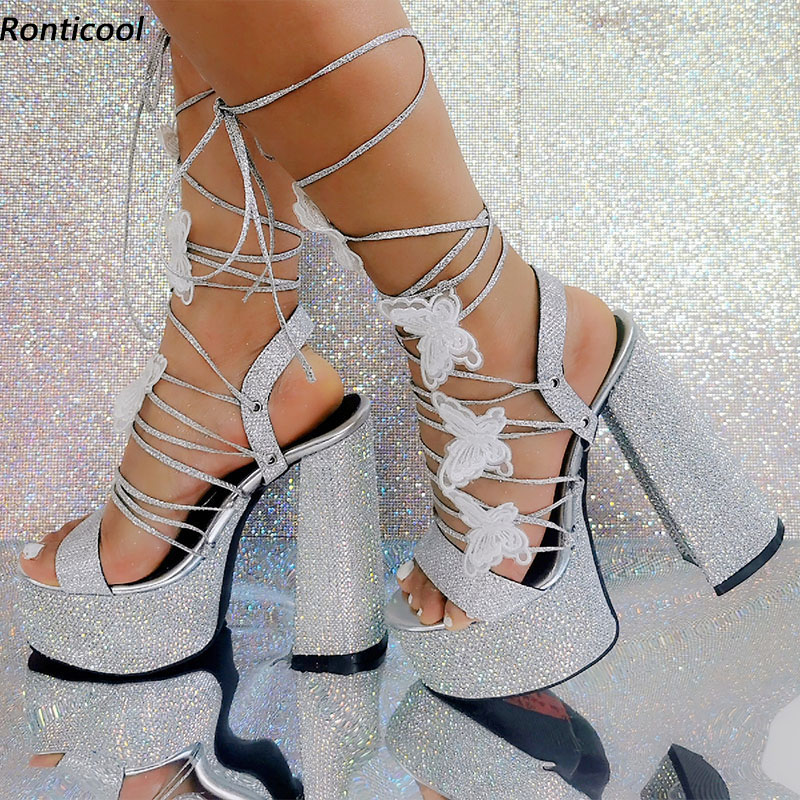 Metallic Heel Sandal - Ronticool Nieuwe Handgemaakte Vrouwen Zomer Sandalen