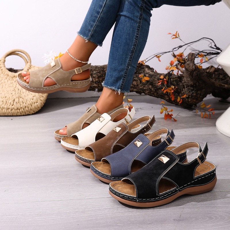 Women'S Shoes With Bunions - Dames Plus Size Brede pasvorm Sandalen