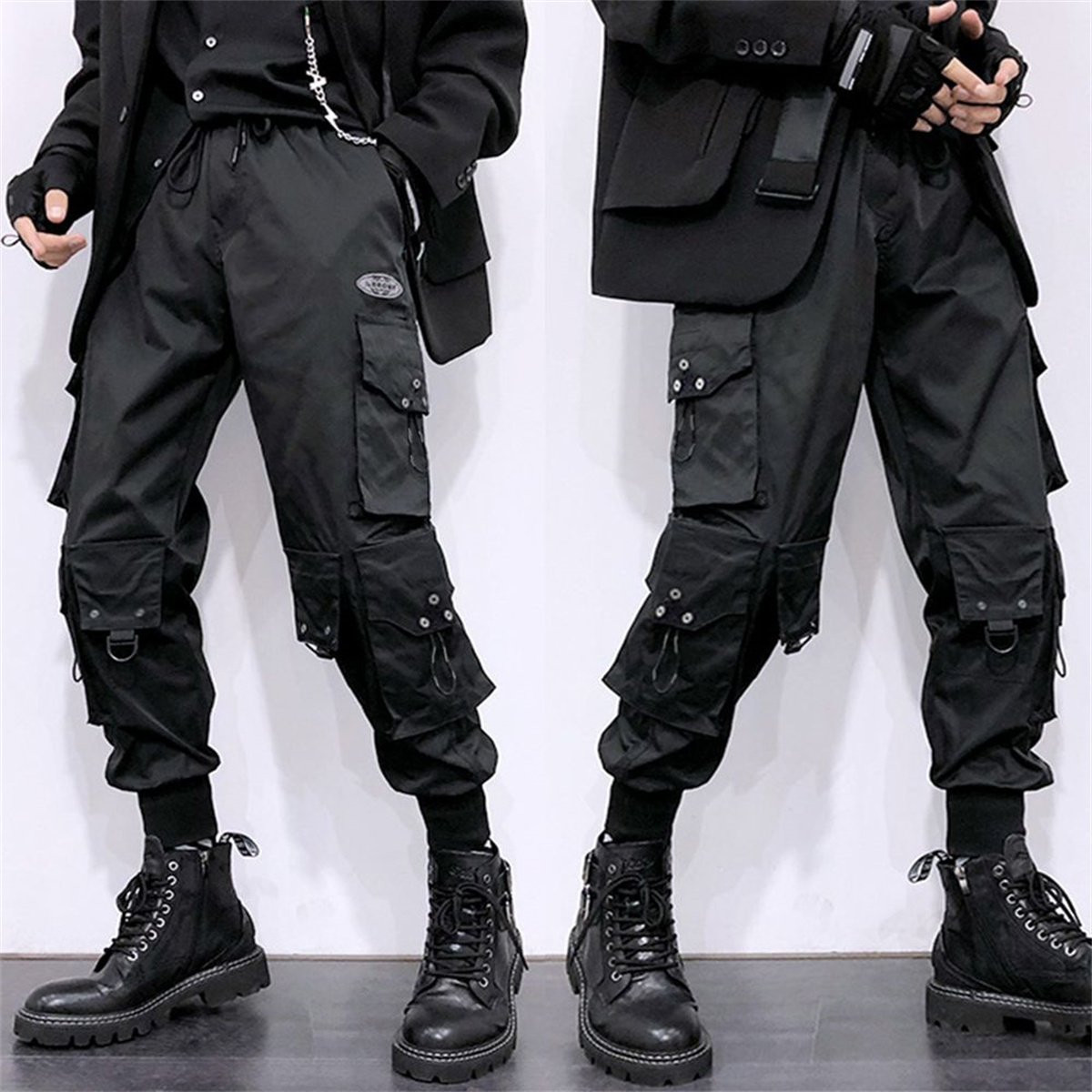 Women Shoes Joggers - Y2k Klassiek ontwerp Multi-klepzakken Cargobroek, Heren