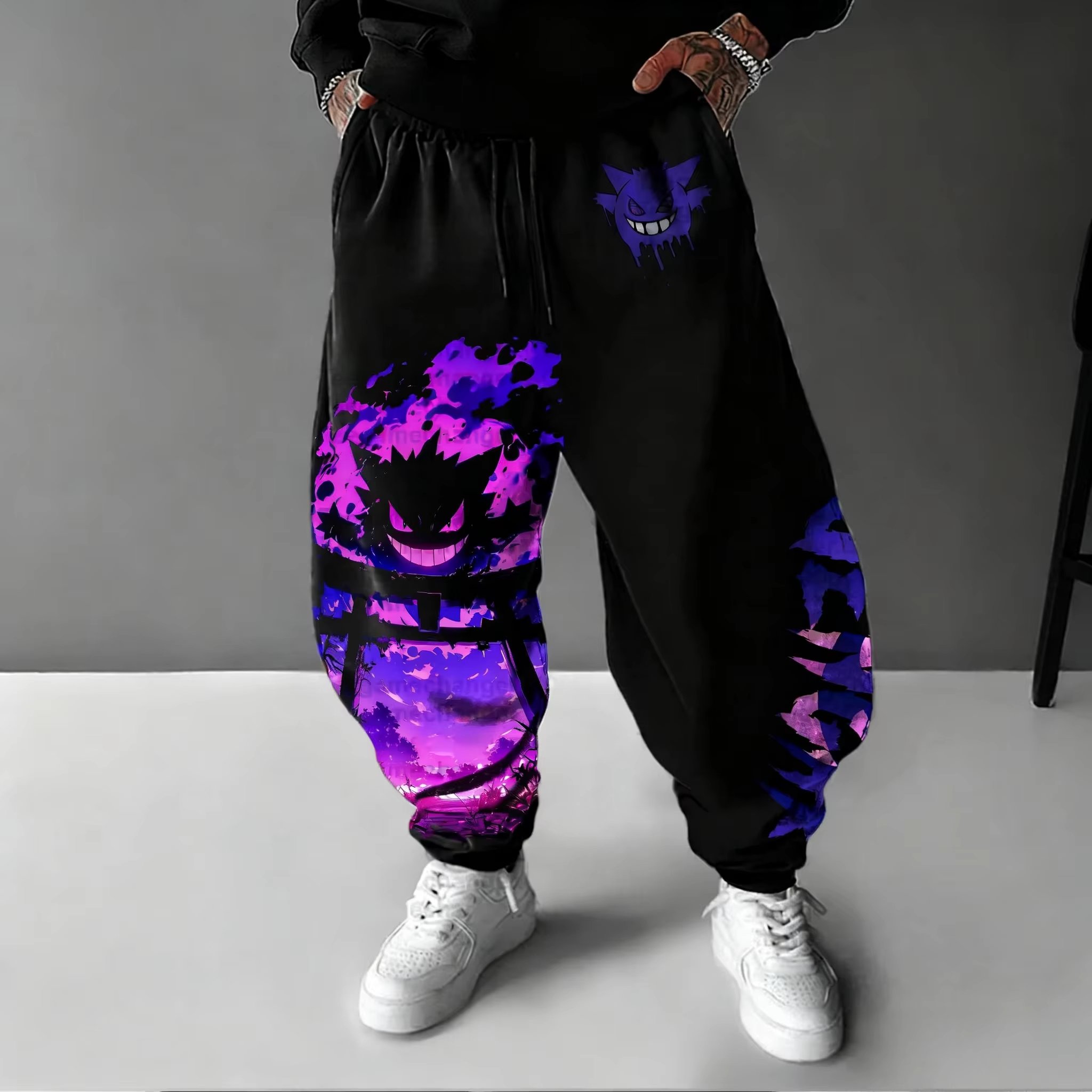 Women Shoes Joggers - Y2K 2026 Pokemon Gengar Katoen Sweetpants