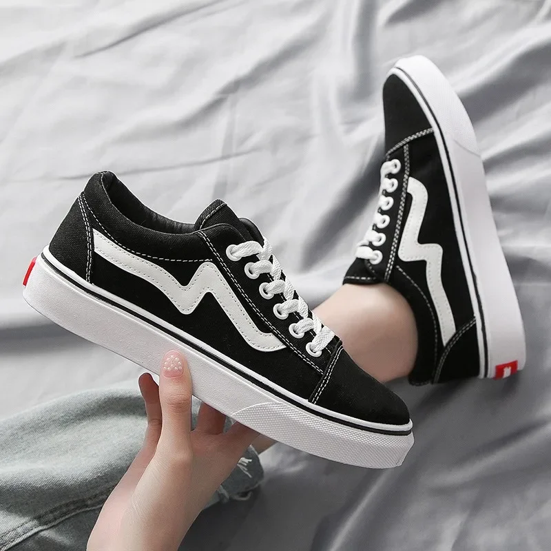Women Shoes Vans - Vrouwen Outdoor Ademende Skateboarden Canvas Wandeltrainers