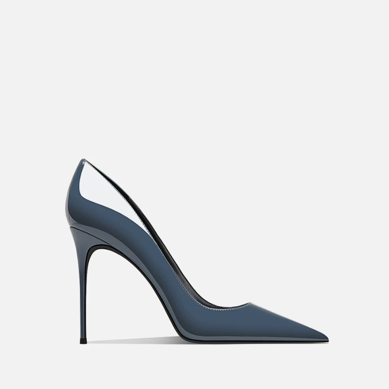 Grijsblauwe hoge hakken voor d - Women'S Shoes Navy Blue recensie en prijs