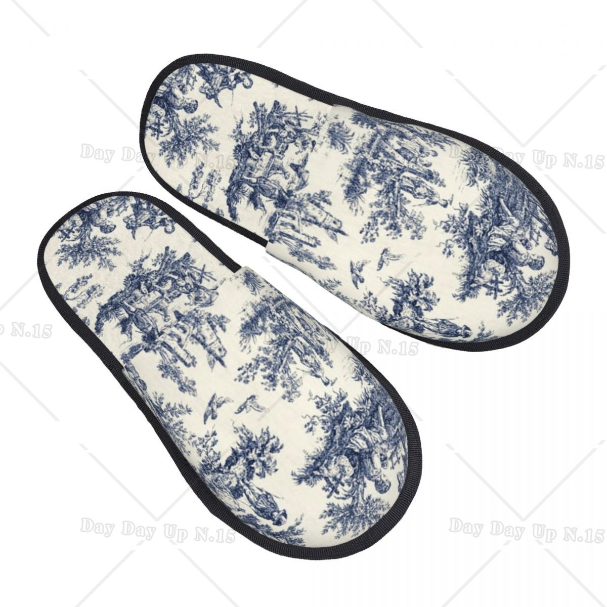 Vintage Toile De Jouy Comfort  - Women'S Shoes Navy Blue recensie en prijs